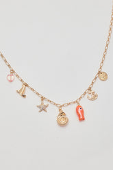 Voyage Charm Necklace Gold